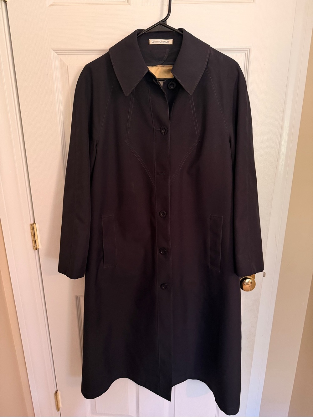 Vintage Navy Women's Trench Coat